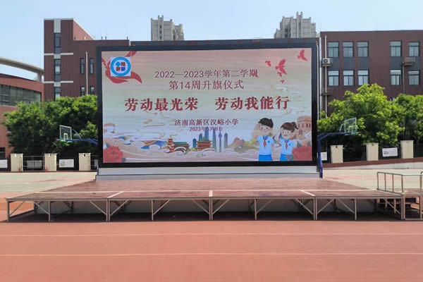 舞臺背景墻尺寸6*10米，配多大的LED顯示屏合適？