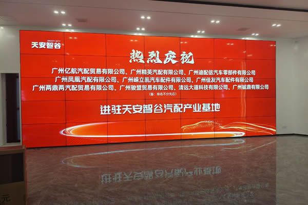 清遠市某科技園 - 高清液晶顯示屏